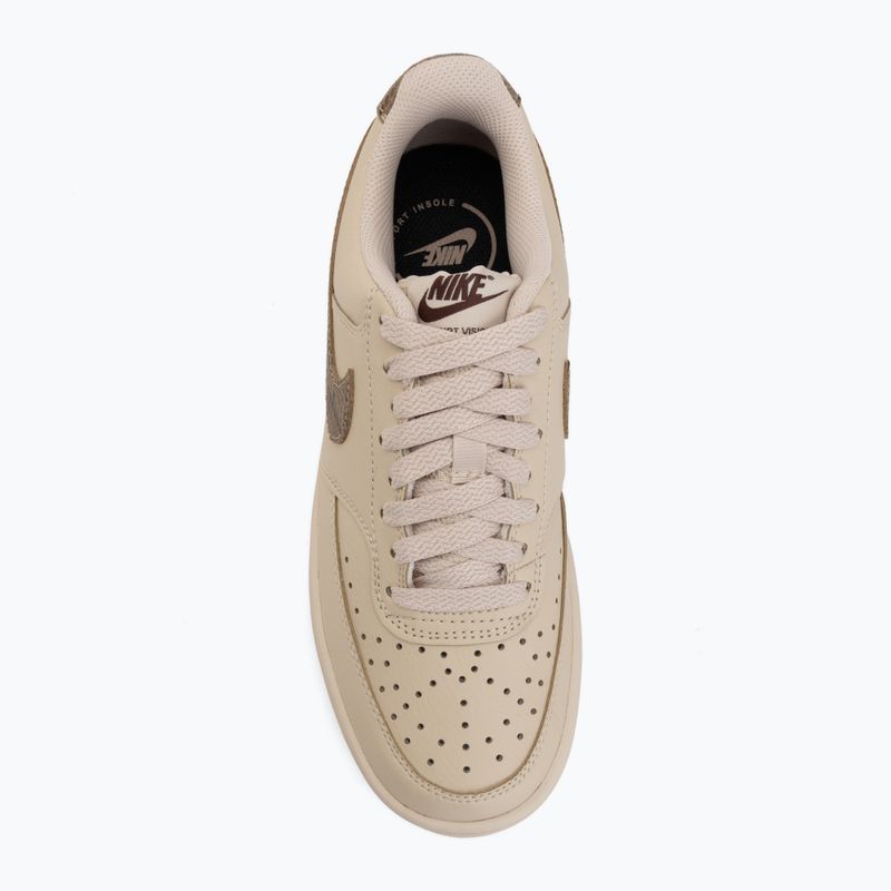 Dámske topánky Nike Court Vision Low Premium sanddrift/black/british khaki 5