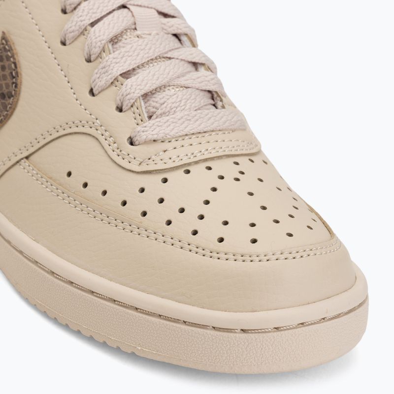 Dámske topánky Nike Court Vision Low Premium sanddrift/black/british khaki 7