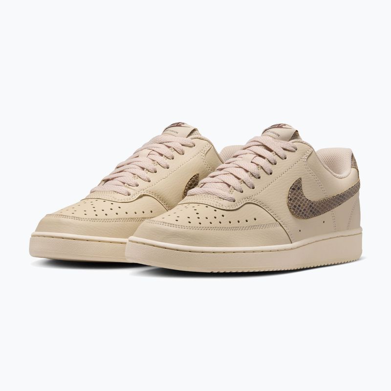 Dámske topánky Nike Court Vision Low Premium sanddrift/black/british khaki 3
