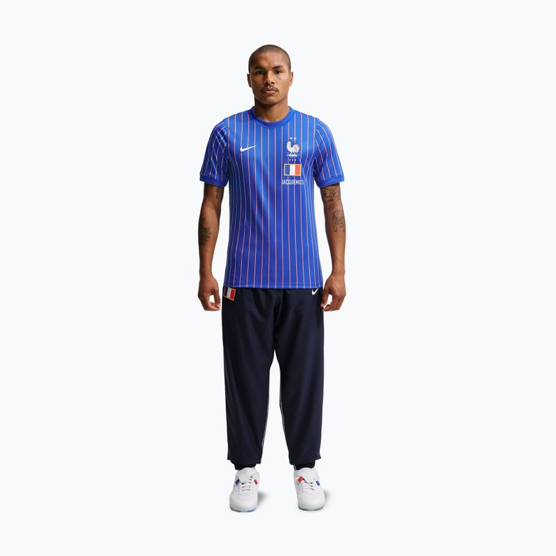 Pánsky futbalový dres Nike FFF Academy Pro Pre-Match game royal/university red/white 2