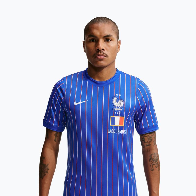 Pánsky futbalový dres Nike FFF Academy Pro Pre-Match game royal/university red/white 4