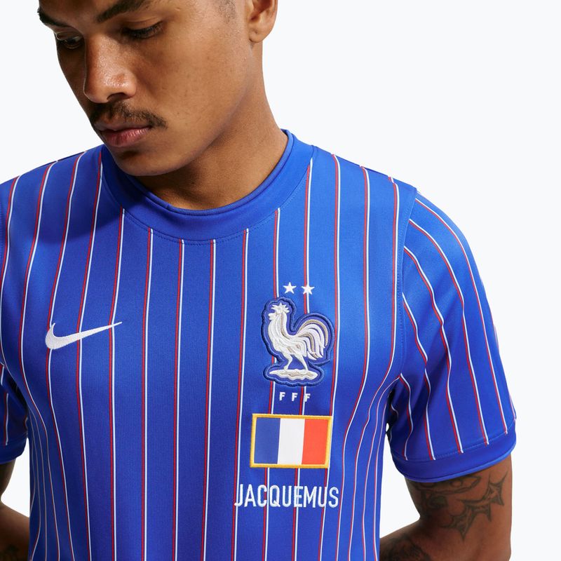 Pánsky futbalový dres Nike FFF Academy Pro Pre-Match game royal/university red/white 6