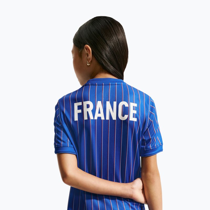Detský futbalový dres Nike France Pre-Match game royal/university red/white 6