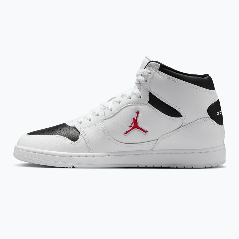 Pánske topánky Jordan Court Connect Mid white/black/gym red 2