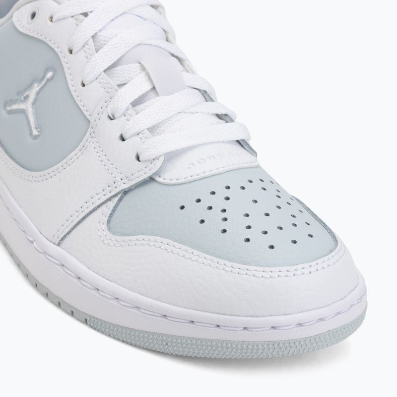 Dámske topánky Jordan Court Connect Low white/aura/psychic blue 7