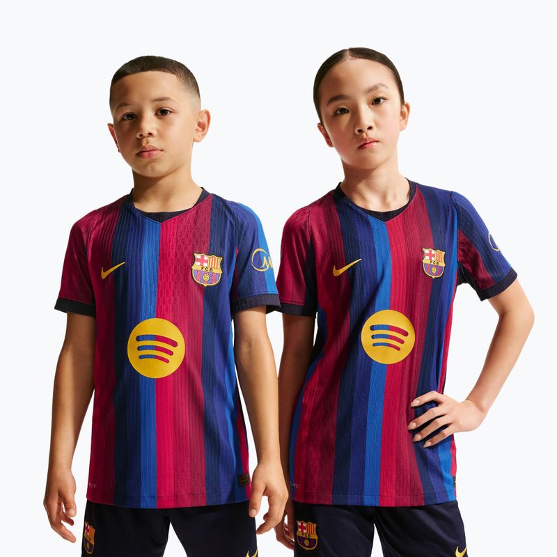 Detský futbalový dres Nike FC Barcelona Dri-Fit ADV Match deep garnet/blue void 4