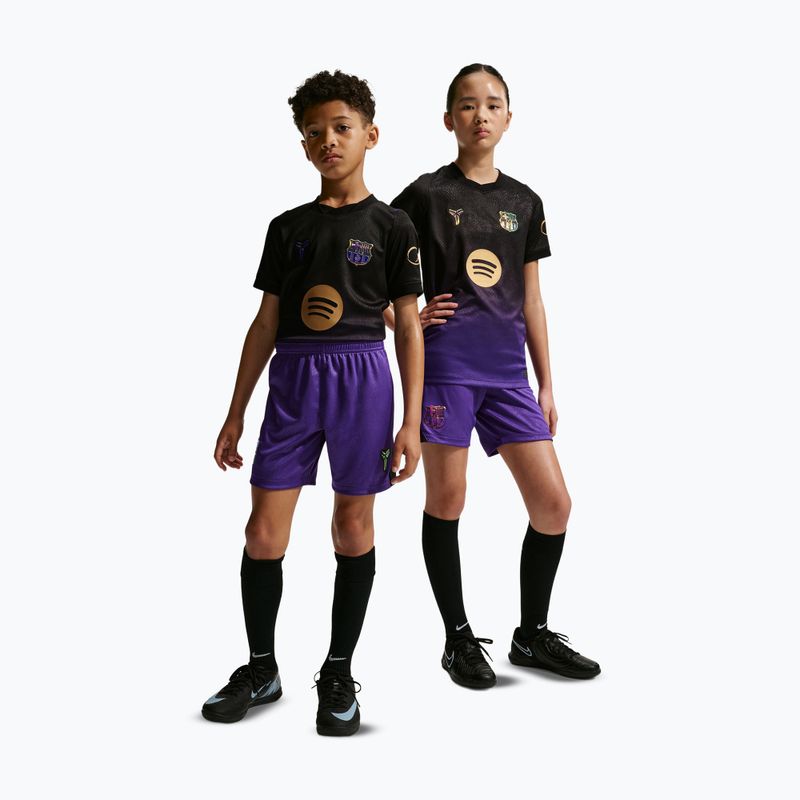 Detské futbalové šortky Nike FC Barcelona 2026/27 Stadium Away field purple/black/black 2