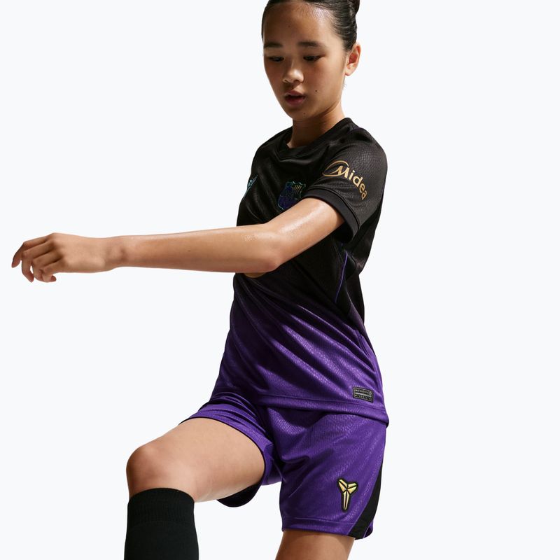 Detské futbalové šortky Nike FC Barcelona 2026/27 Stadium Away field purple/black/black 5