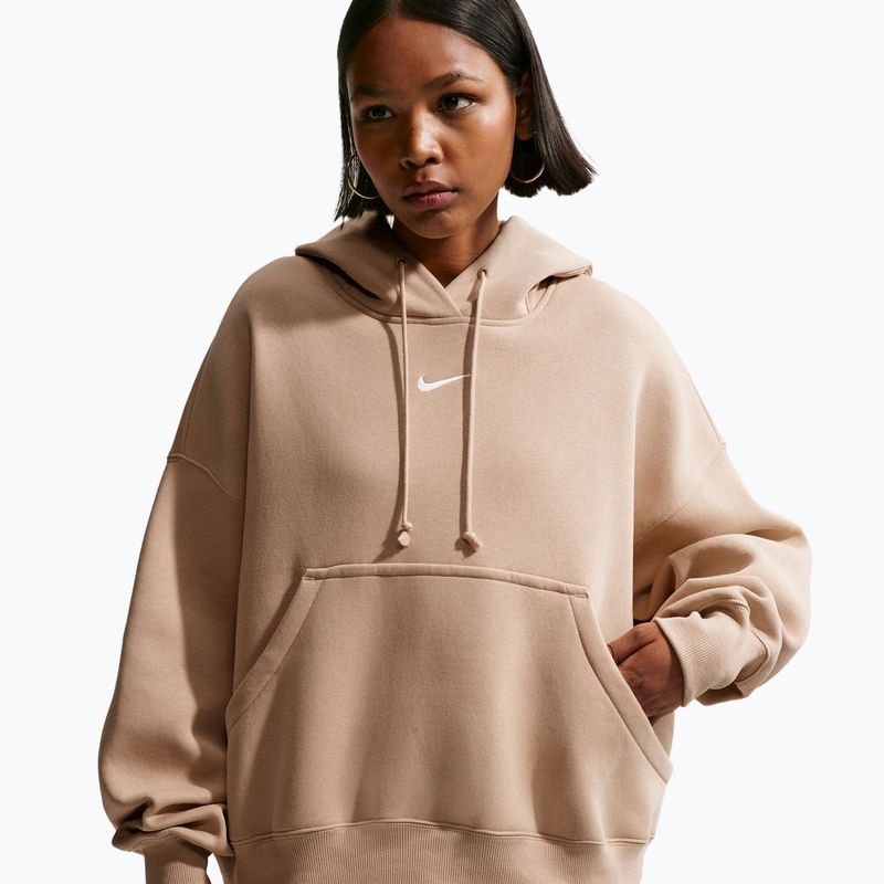 Dámska mikina Nike Sportswear Phoenix Fleece Oversized linen/sail 4