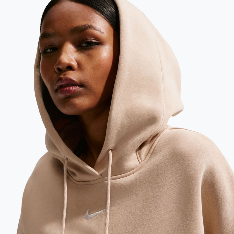 Dámska mikina Nike Sportswear Phoenix Fleece Oversized linen/sail 5