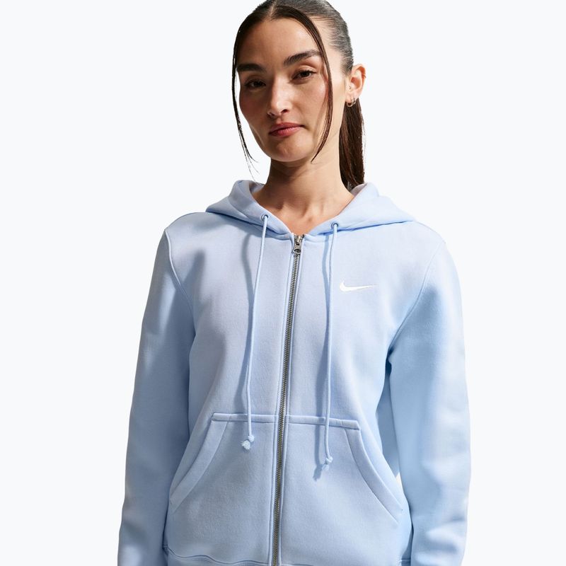 Dámska mikina  Nike Sportswear Phoenix Fleece Full Zip hydrogen blue/sail 4