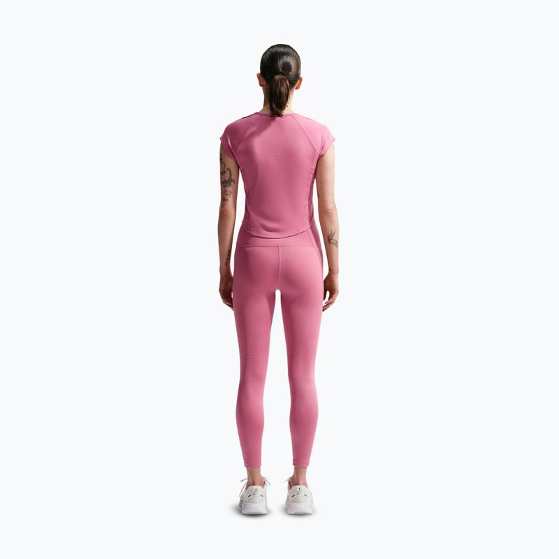 Dámske bežecké tričko Nike Swoosh Run Dri-Fit peony/photon dust/white 3