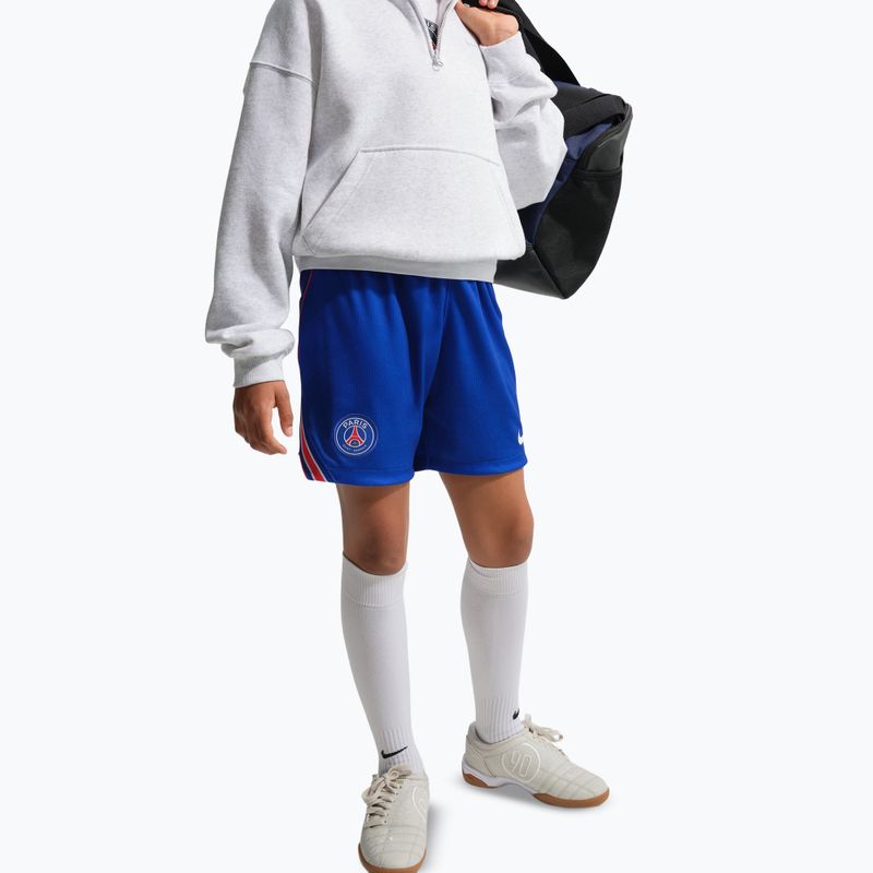 Detské futbalové šortky Nike Paris Saint-Germain Dri-Fit Stadium old royal/white 5