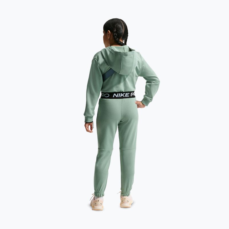 Detská mikina Nike Pro Fleece Dri-Fit Full-Zip steam/steam/black/white 3