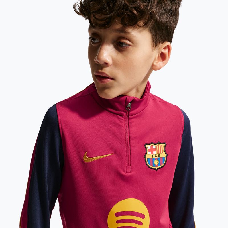 Detská futbalová mikina Nike FC Barcelona Strike Dri-Fit Soccer Knit Drill Top 5