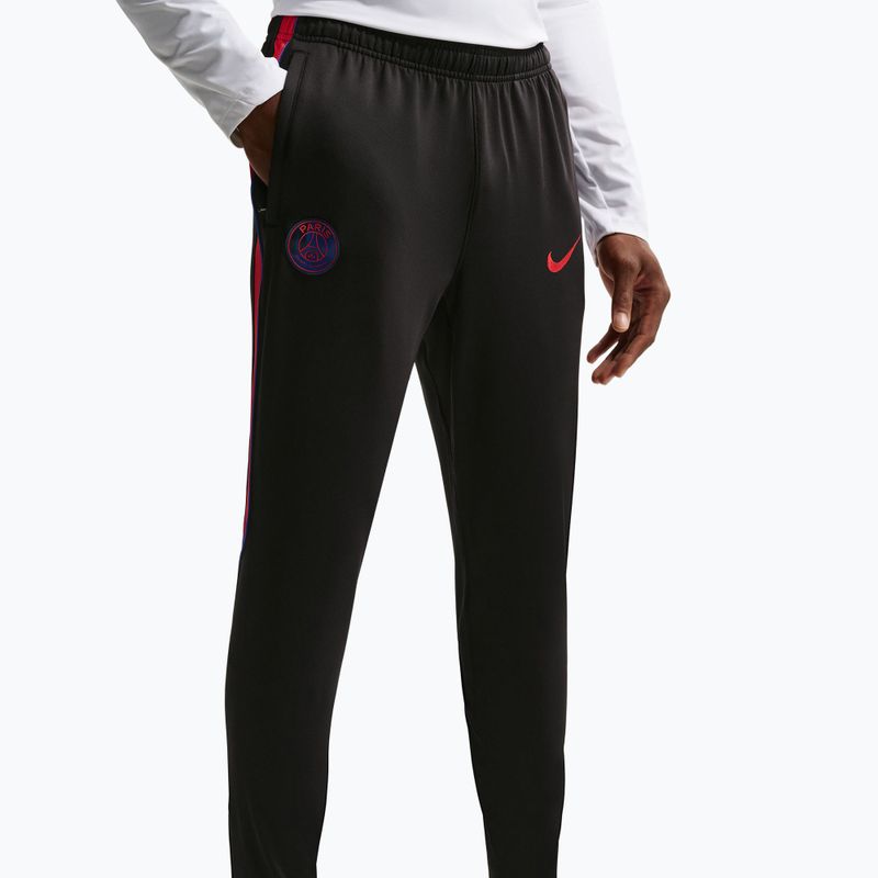 Pánske futbalové nohavice Nike Paris Saint-Germain Strike Dri-Fit black/global red/global red 5