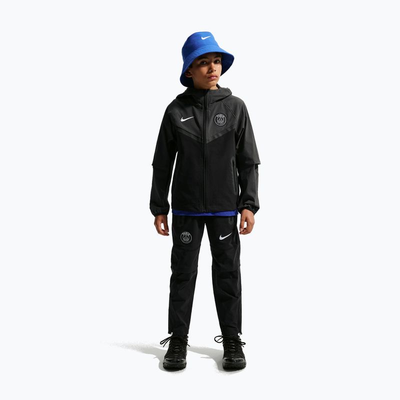 Detská futbalová bunda Nike Paris Saint-Germain Tech Full Zip black/anthracite/white 2