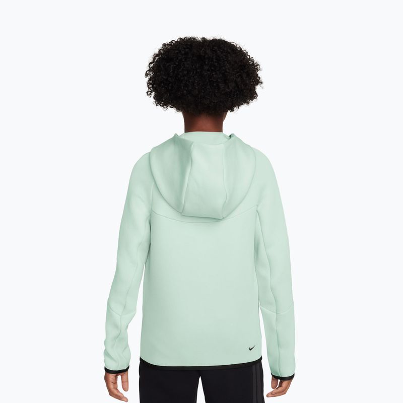 Detská mikina Nike Sportswear Tech Fleece Full Zip barely green/black/black 2