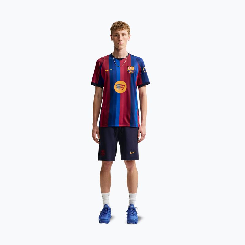 Pánsky futbalový dres Nike FC Barcelona Dri-Fit Stadium Home deep garnet/blue void/mineral yellow 2