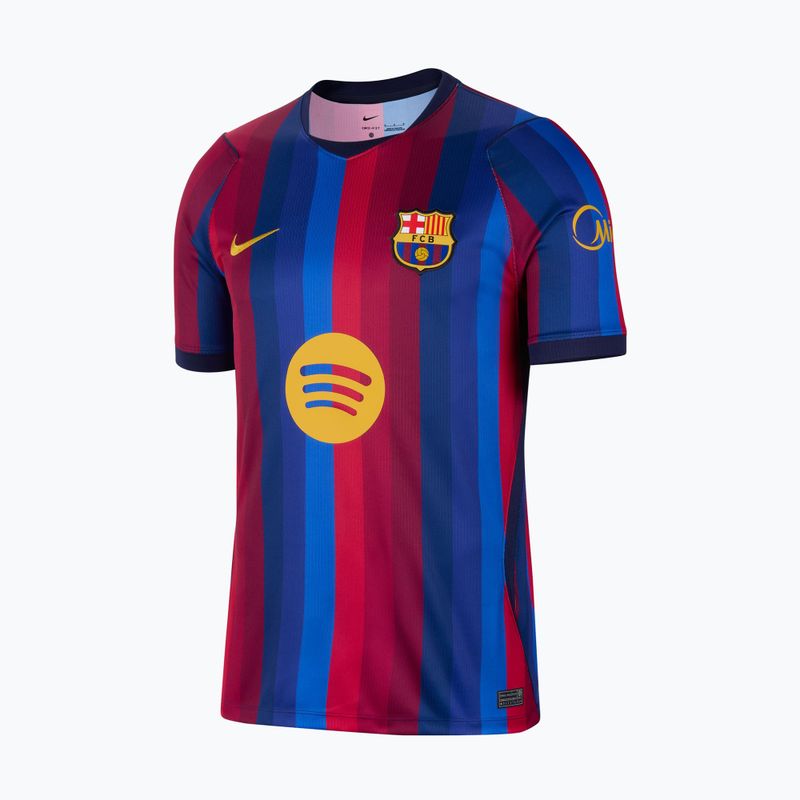 Pánsky futbalový dres Nike FC Barcelona Dri-Fit Stadium Home deep garnet/blue void/mineral yellow 7