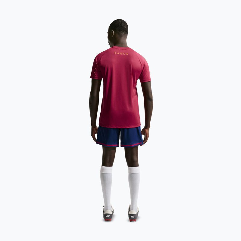 Pánsky futbalový dres Nike FC Barcelona Strike Soccer Dri-Fit noble red/blackened blue/mineral yellow 3