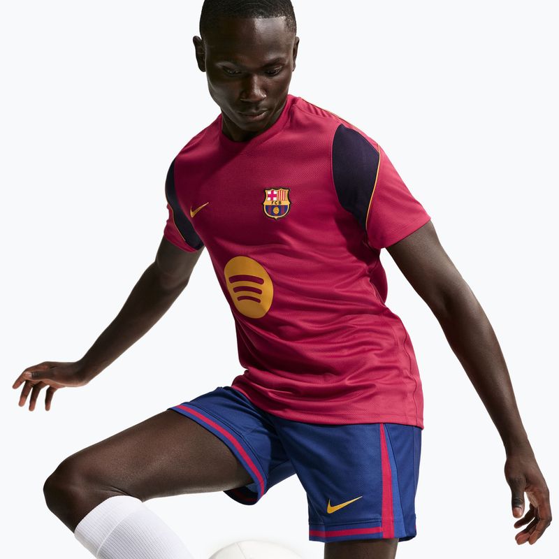 Pánsky futbalový dres Nike FC Barcelona Strike Soccer Dri-Fit noble red/blackened blue/mineral yellow 4