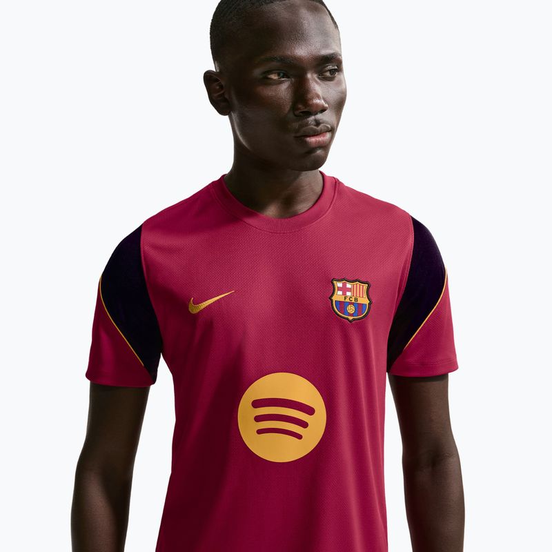 Pánsky futbalový dres Nike FC Barcelona Strike Soccer Dri-Fit noble red/blackened blue/mineral yellow 5