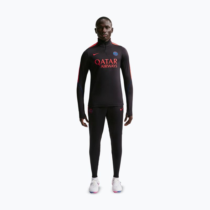 Pánska futbalová mikina Nike Paris Saint-Germain Strike Dri-Fit Soccer Knit Drill Top black/global red/global red 2