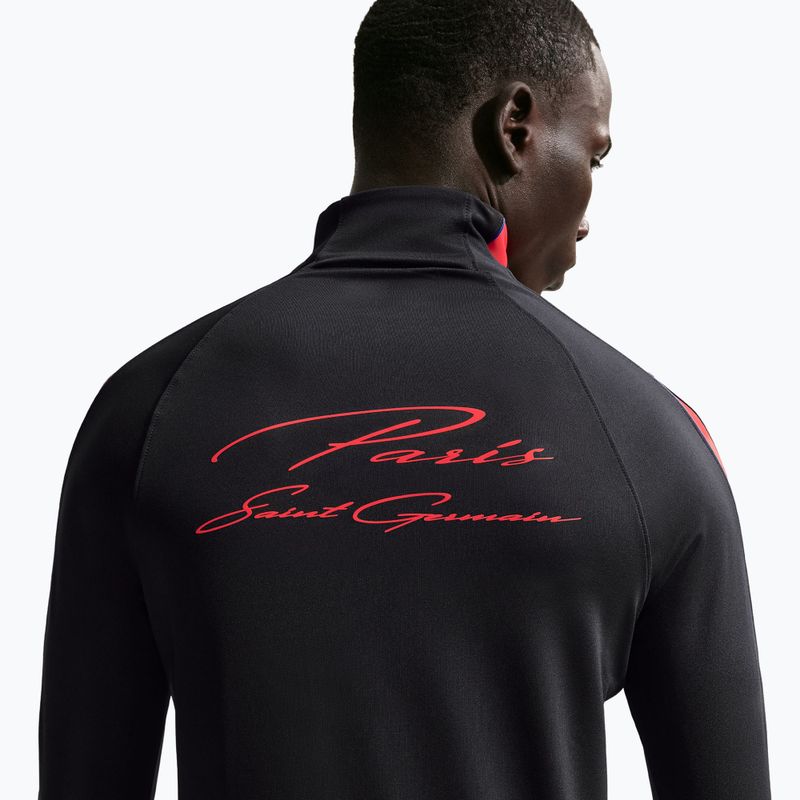 Pánska futbalová mikina Nike Paris Saint-Germain Strike Dri-Fit Soccer Knit Drill Top black/global red/global red 5