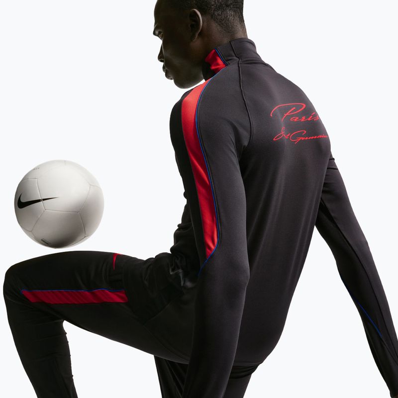 Pánska futbalová mikina Nike Paris Saint-Germain Strike Dri-Fit Soccer Knit Drill Top black/global red/global red 6