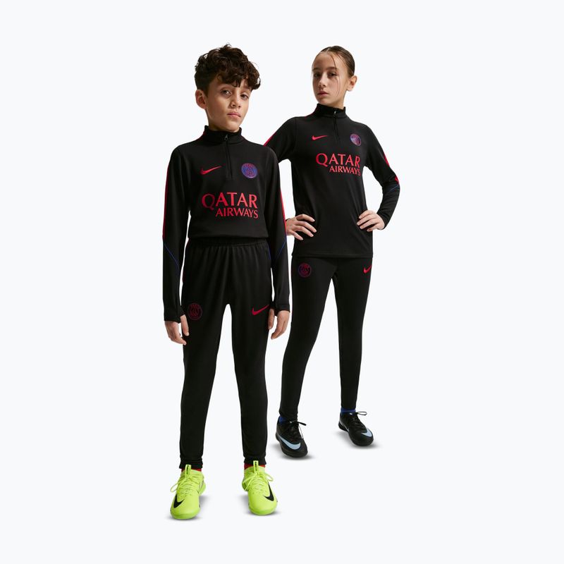 Detské futbalové nohavice Nike Paris Saint-Germain Strike Dri-Fit black/global red/global red 2