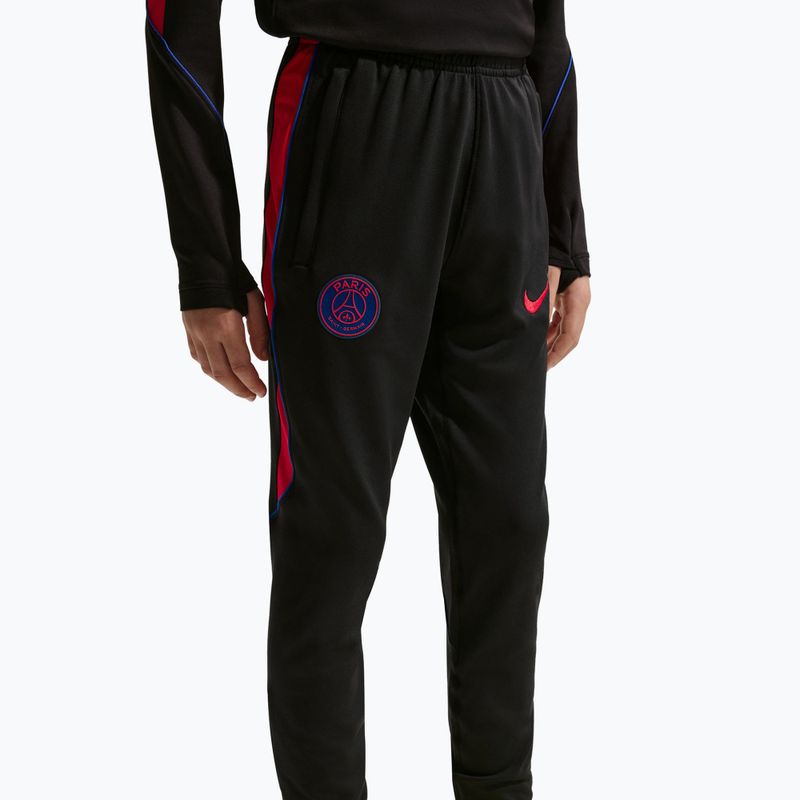 Detské futbalové nohavice Nike Paris Saint-Germain Strike Dri-Fit black/global red/global red 7