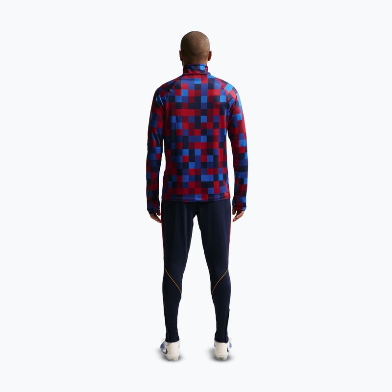 Pánske futbalové nohavice Nike FC Barcelona Strike Dri-Fit blackened blue/noble red/yellow 3