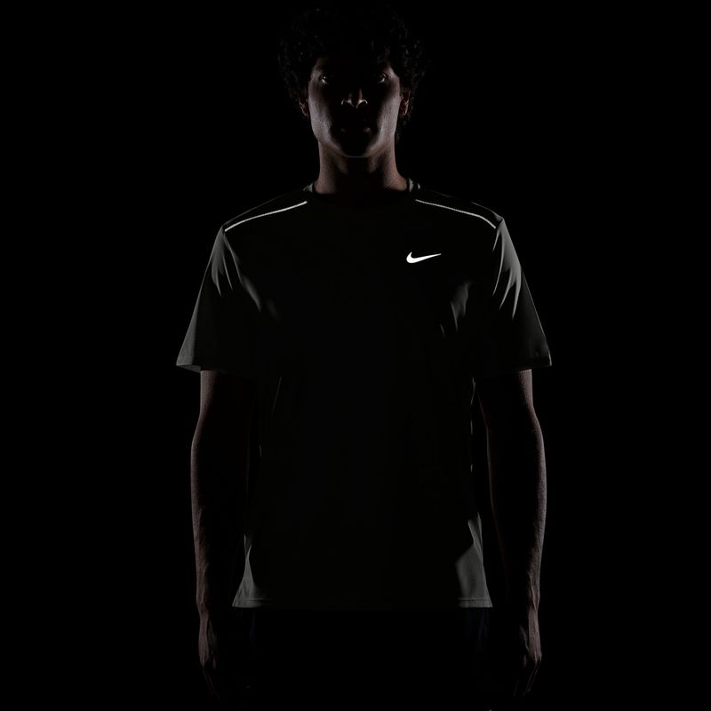 Pánske bežecké tričko Nike Miler Dri-Fit UV grey fog/particle grey 7