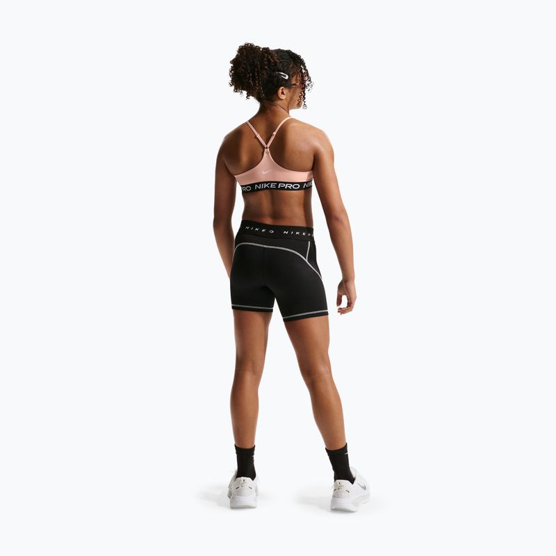 Dievčenská podprsenka Nike Pro Indy arctic orange/black/white 3