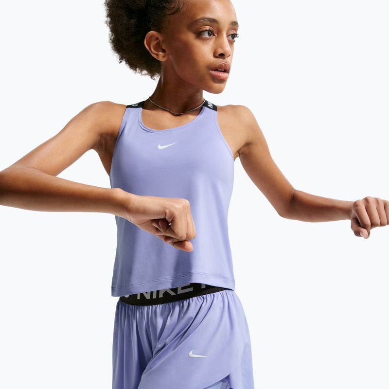 Detské šortky Nike Pro Dri-Fit 2in1 light thistle/black/white 4