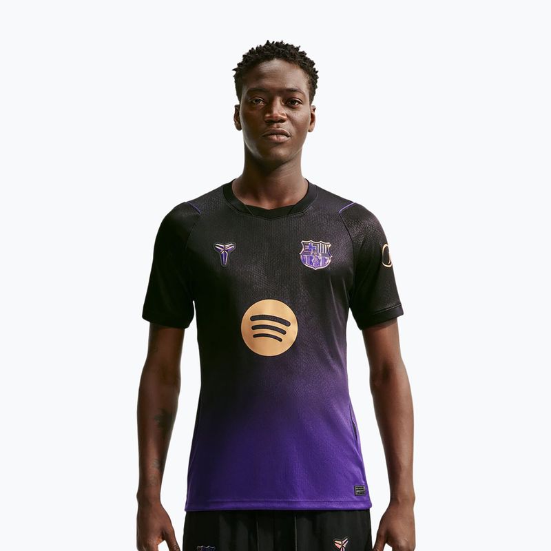 Pánsky futbalový dres Nike FC Barcelona 2026/27 Stadium Away field purple/field purple/metallic gold