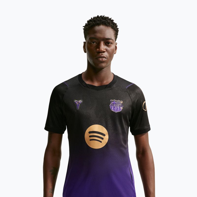 Pánsky futbalový dres Nike FC Barcelona 2026/27 Stadium Away field purple/field purple/metallic gold 4