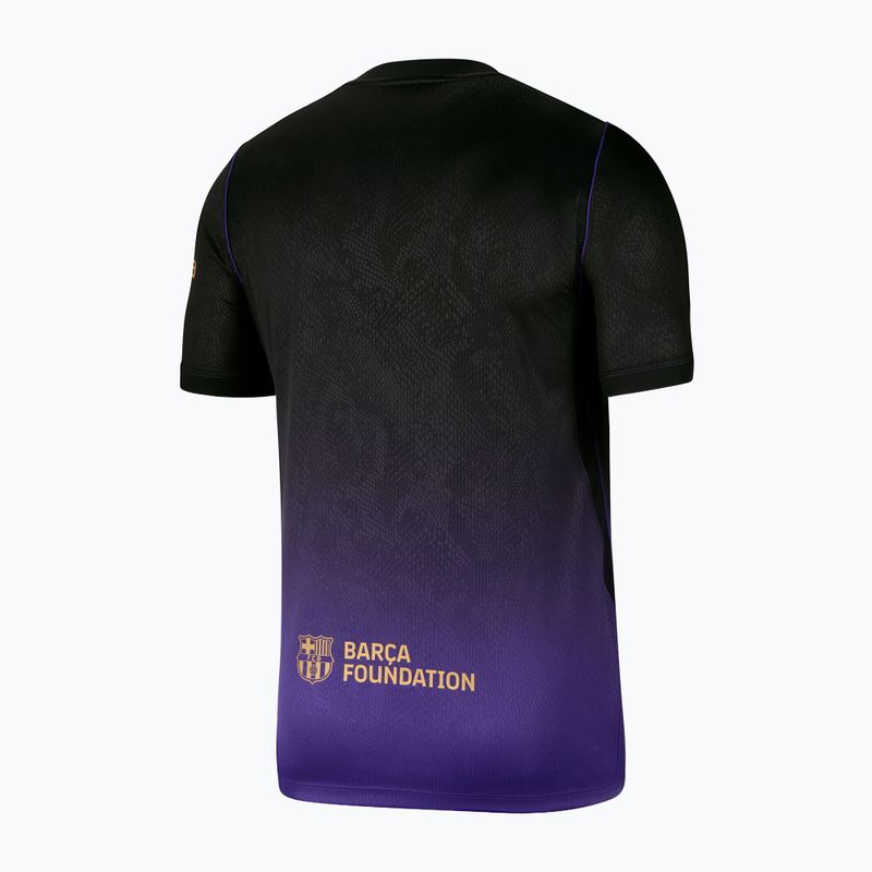 Pánsky futbalový dres Nike FC Barcelona 2026/27 Stadium Away field purple/field purple/metallic gold 8