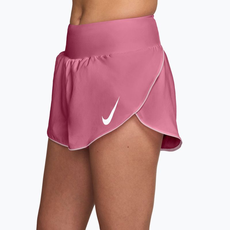 Dámske bežecké šortky Nike Tempo Swoosh Dri-Fit Mid-Rise Brief-Lined peony/pink foam/white 3