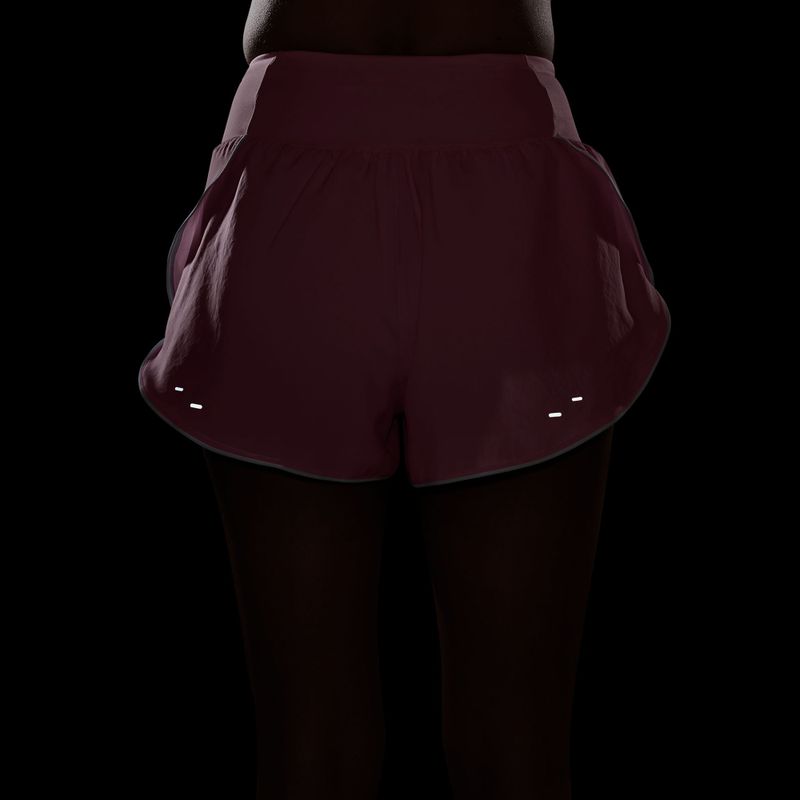 Dámske bežecké šortky Nike Tempo Swoosh Dri-Fit Mid-Rise Brief-Lined peony/pink foam/white 5