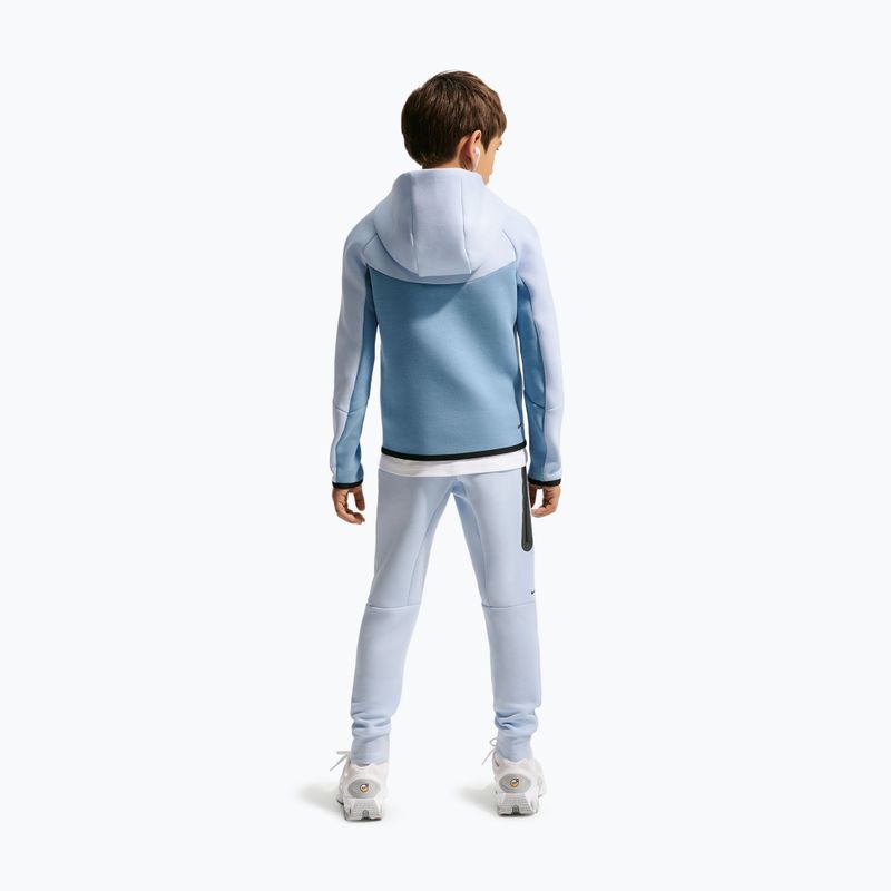 Detská mikina Nike Sportswear Tech Fleece Full Zip hydrogen blue/work blue/black/black 3