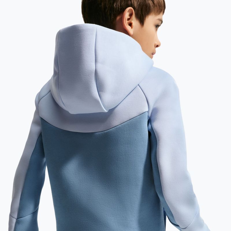 Detská mikina Nike Sportswear Tech Fleece Full Zip hydrogen blue/work blue/black/black 5