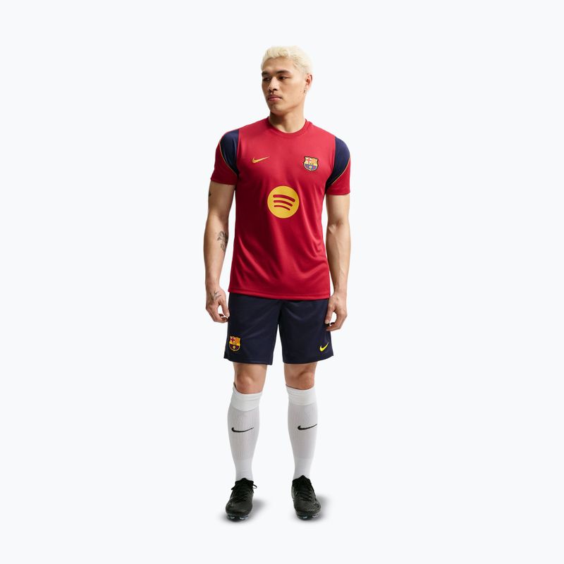 Pánske futbalové šortky Nike FC Barcelona Strike blackened blue/noble red/mineral yellow 2