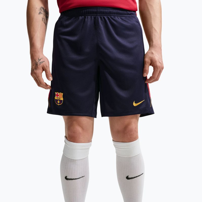 Pánske futbalové šortky Nike FC Barcelona Strike blackened blue/noble red/mineral yellow 5