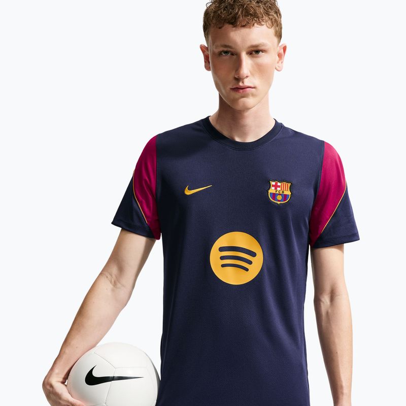 Pánsky futbalový dres Nike FC Barcelona Strike Soccer Dri-Fit blackened blue/noble red/mineral yellow 4