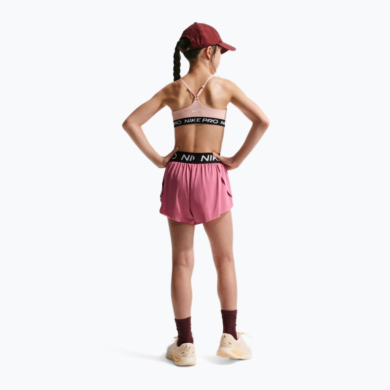 Detské šortky Nike Pro Dri-Fit 2in1 peony/black/white 2