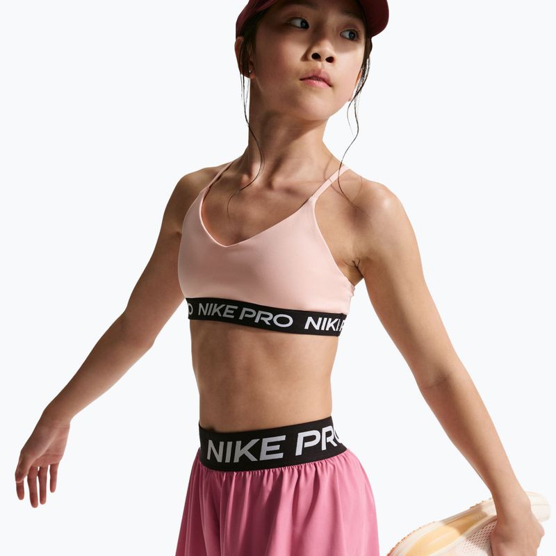 Detské šortky Nike Pro Dri-Fit 2in1 peony/black/white 3