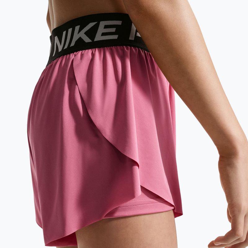 Detské šortky Nike Pro Dri-Fit 2in1 peony/black/white 5