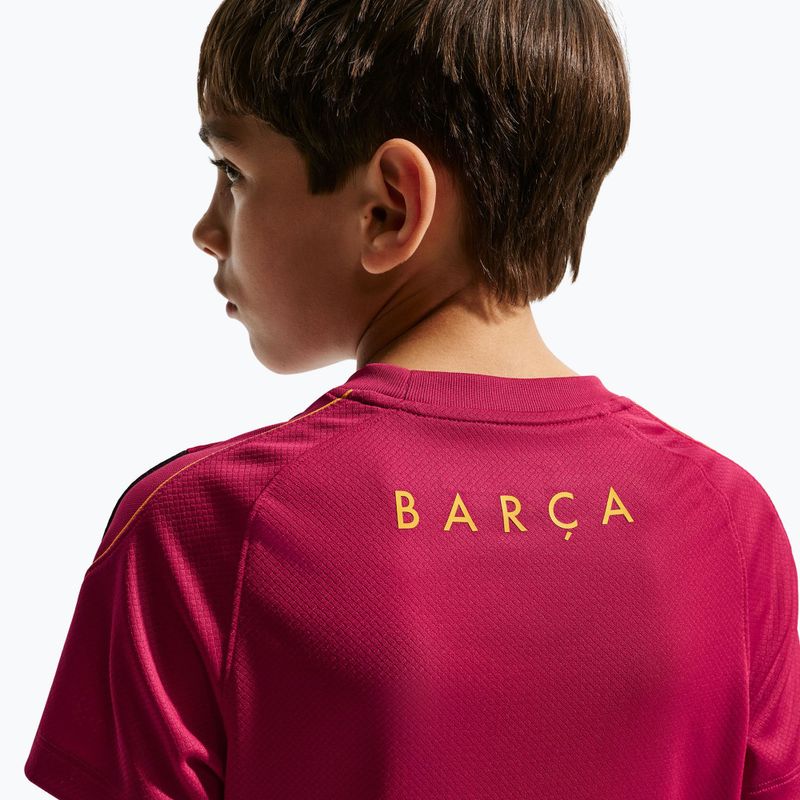 Detský futbalový dres Nike FC Barcelona Strike Dri-Fit noble red/blackened blue 5